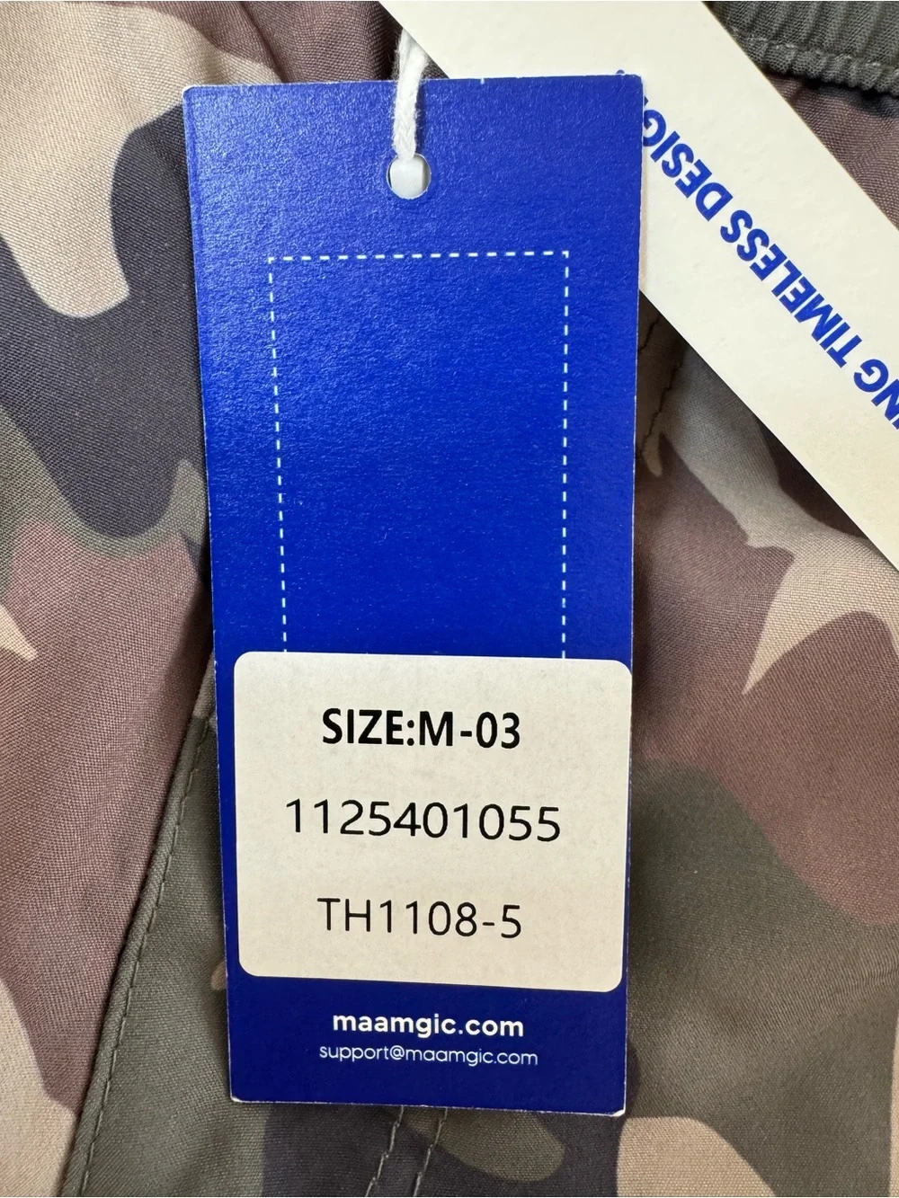 maamgic Mens Swim Trunks Medium NWT Mesh Lining Camo 7
